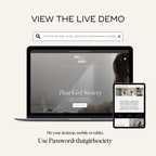 Digital Product Shopify Website Template - Elevate Her Agency