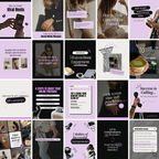 Instagram templates editable in Canva for coaches and digital product sellers