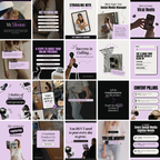 Instagram templates editable in Canva for coaches and digital product sellers