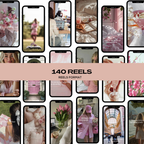 170 Blush Pink Stock Photos & Reels Bundle - Elevate Her Agency