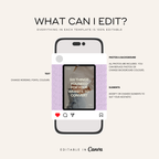 45 Purple Instagram Template Bundle - Elevate Her Studio