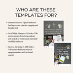 200 Matcha Green Instagram Template Bundle - Elevate Her Studio