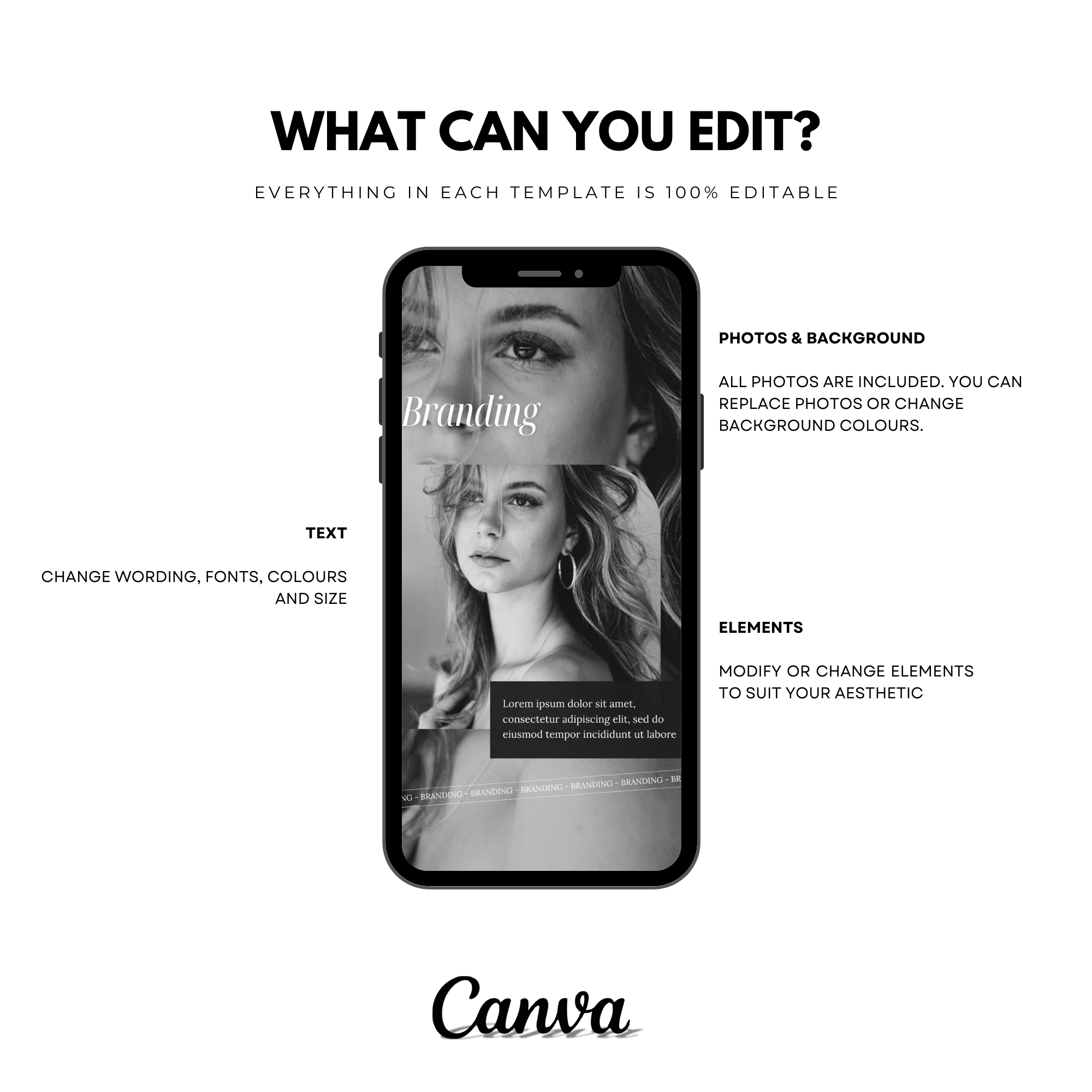 200 Coaching Instagram Templates - Elevate Her Agency