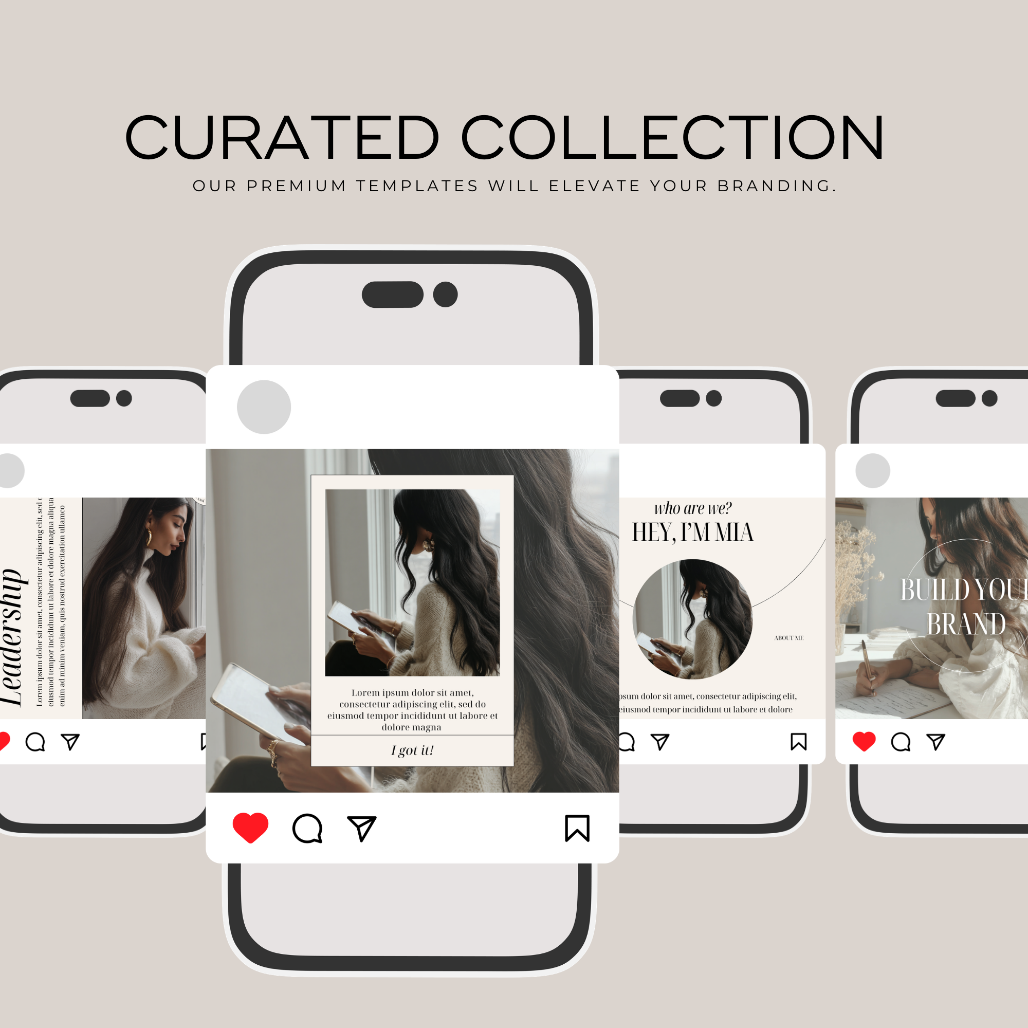 The Clean Girl Content Kit - Digital Product Elevate Her Studio
