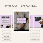Instagram templates editable in Canva for coaches and digital product sellers

