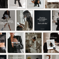 Minimal Instagram templates for faceless brands and content creators