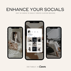 Luxury Noir Instagram Template Bundle - Elevate Her Studio
