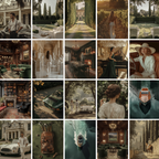 Expanded preview of 45 Old Money Aesthetic Images Collection with luxury lifestyle scenes, ideal for social media, ebooks, and branding visuals.