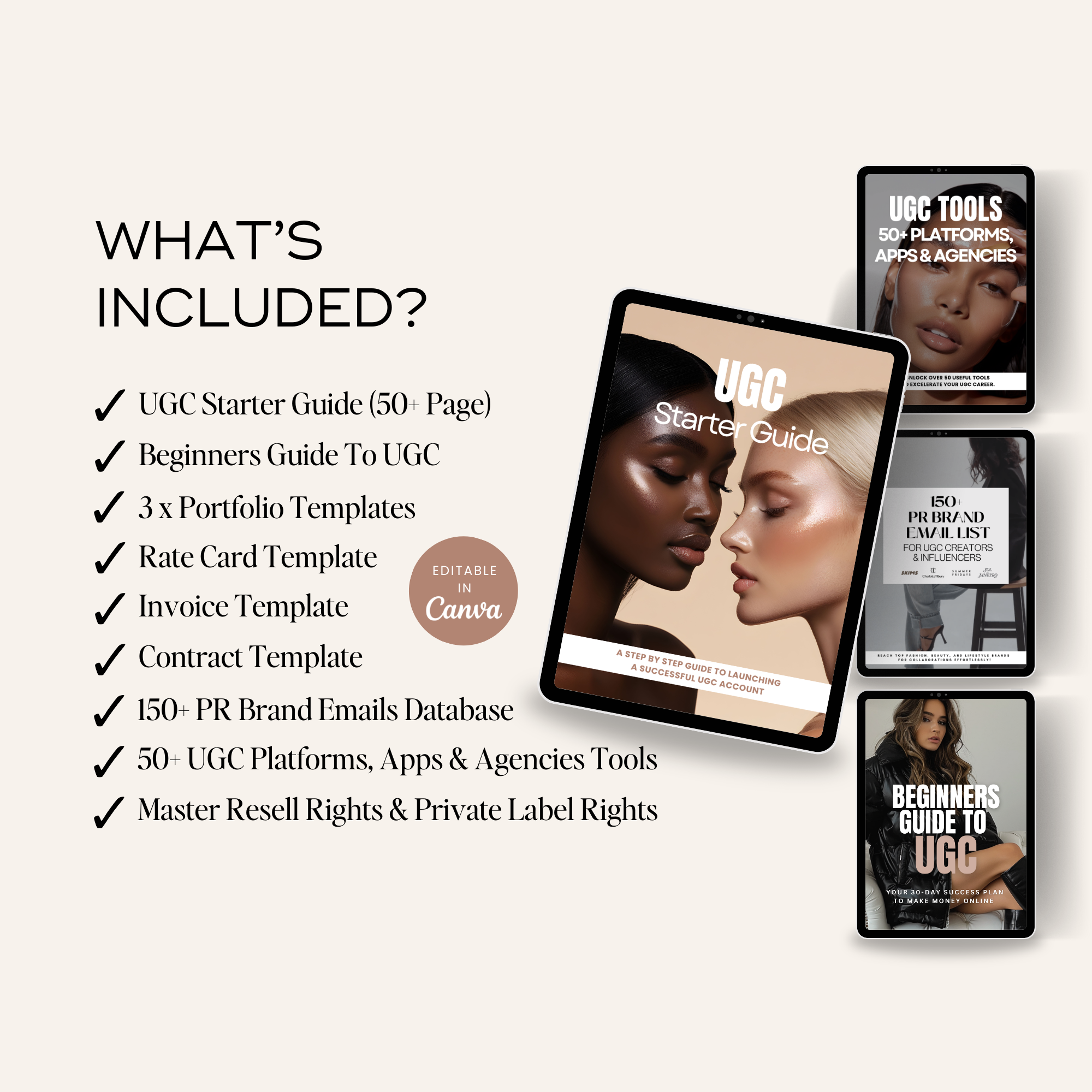 UGC Starter Kit - Digital Product Elevate Her Studio