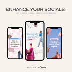 50 Social Media Manager Instagram Canva Templates - Elevate Her Studio