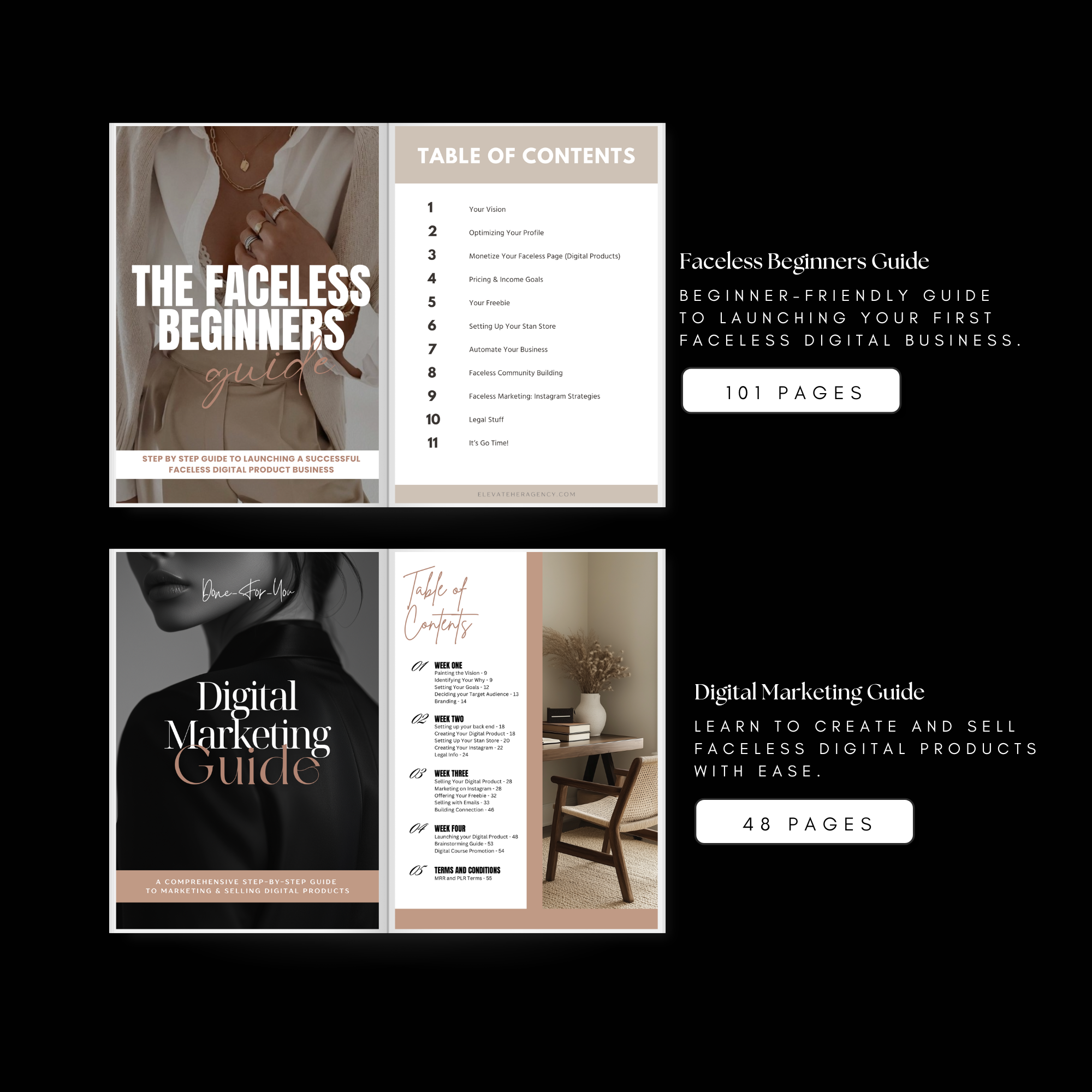 Ultimate Faceless Marketing Guide Bundle - Elevate Her Agency