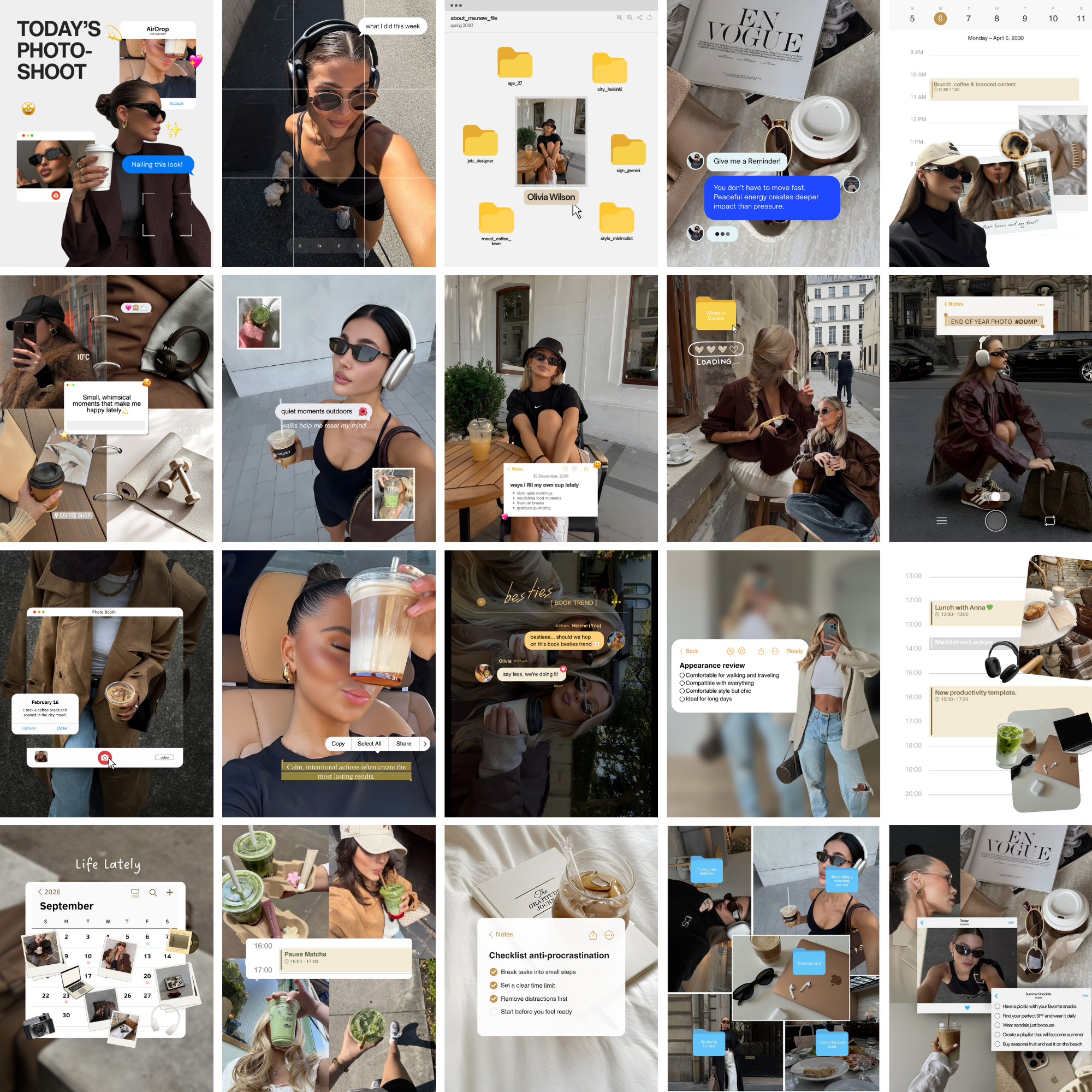 Content Creator Instagram Template Pack - Digital Product Elevate Her Studio