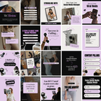 1350 Instagram Carousel Template Bundle