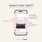 50 Social Media Manager Instagram Canva Templates - Elevate Her Studio