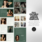 Luxury UGC portfolio website design, perfect for influencers and content creators.