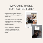 Content Creator Instagram Template Pack - Digital Product Elevate Her Studio
