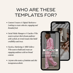Social Muse Instagram Template Bundle - Elevate Her Studio