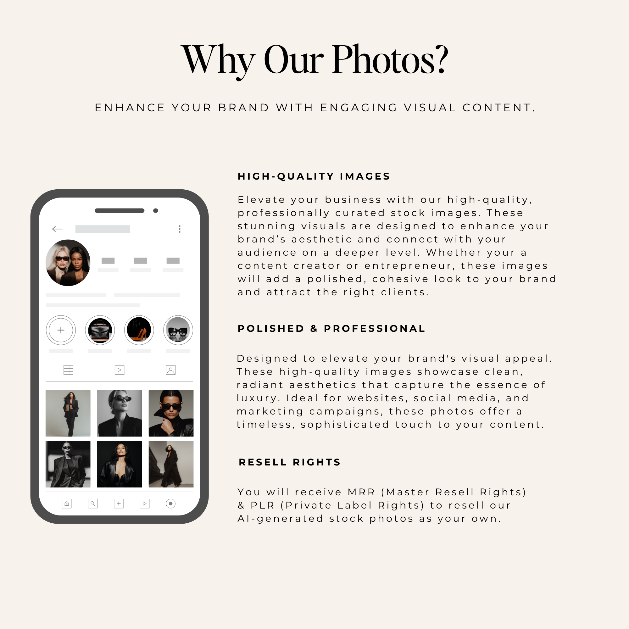 After Dark Editorial Stock Photos - Digital Product Elevate Her Studio