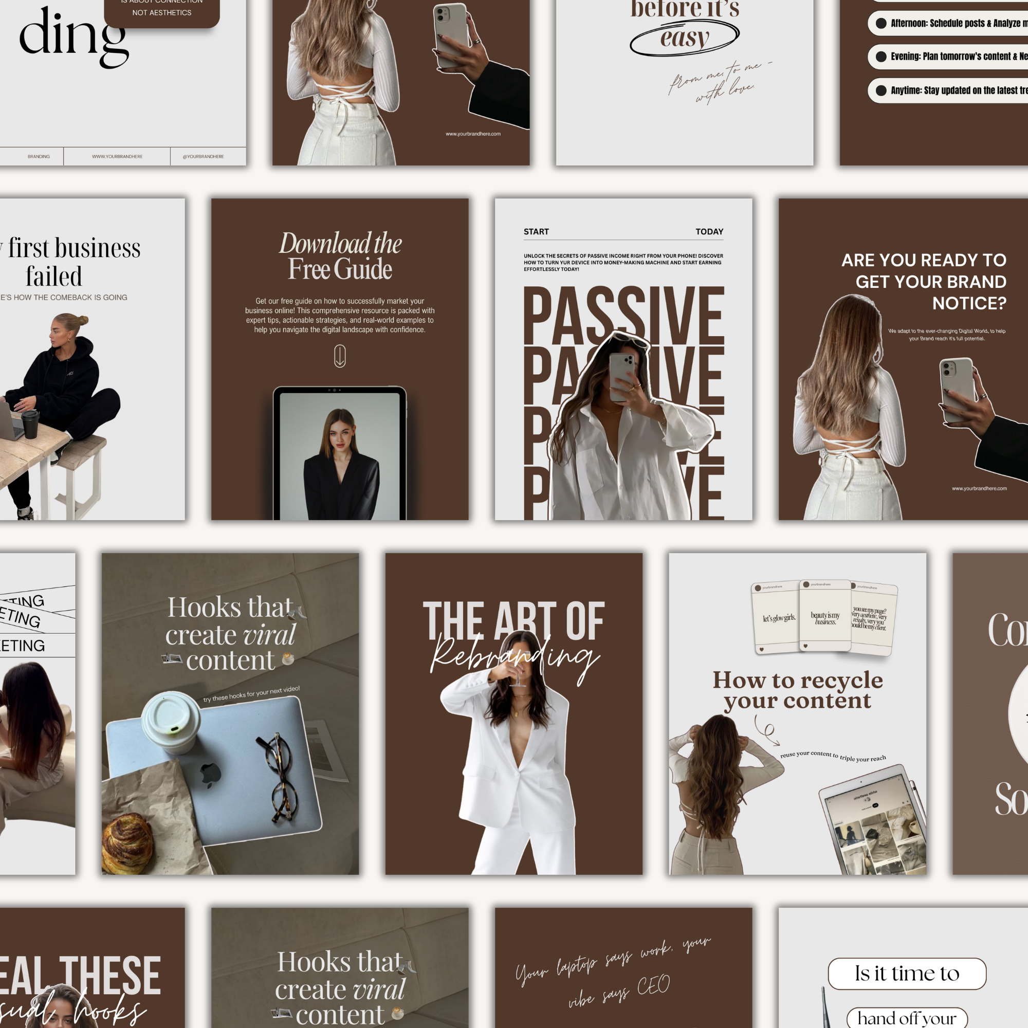 The Mocha Agency Kit - Digital Product Elevate Her Studio