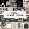 Seamless Instagram Carousel Templates VOL2 - Digital Product Elevate Her Studio