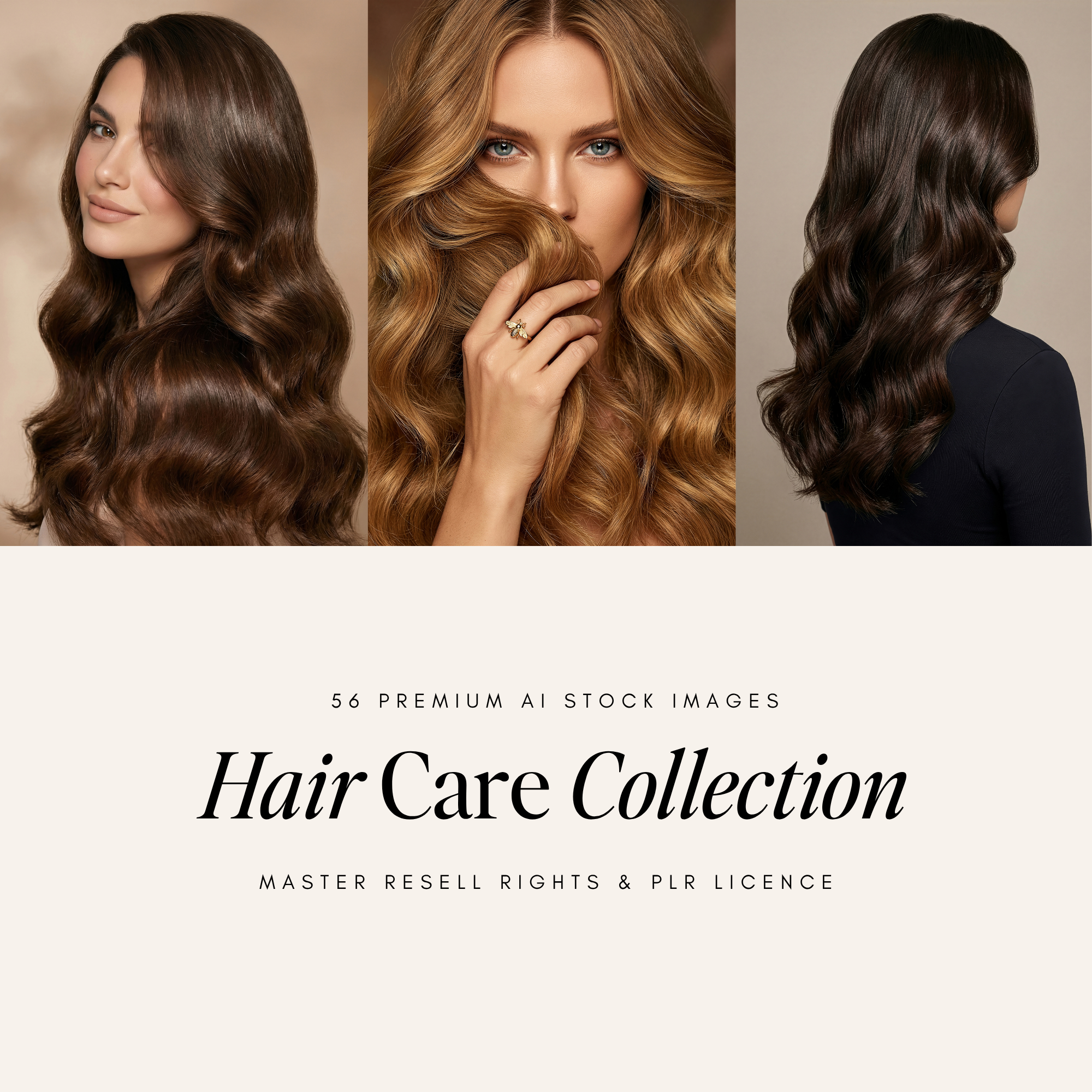 Hair Care Stock Photo Collection - Digital Product Elevate Her Studio