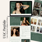 UGC Canva Website - Luxe - Digital Product Elevate Her Studio