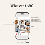 Seamless Instagram Carousel Templates VOL2 - Digital Product Elevate Her Studio