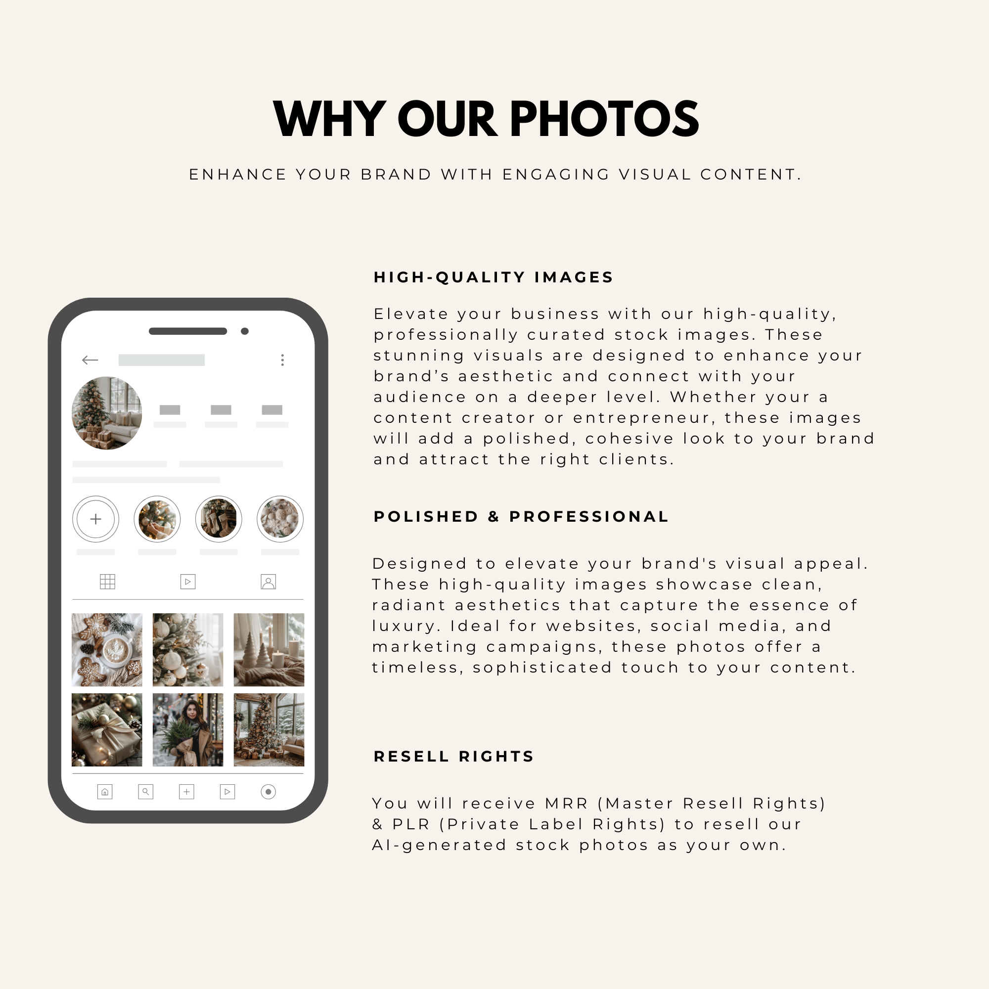 170 Cozy Christmas Stock Images - Elevate Her Agency