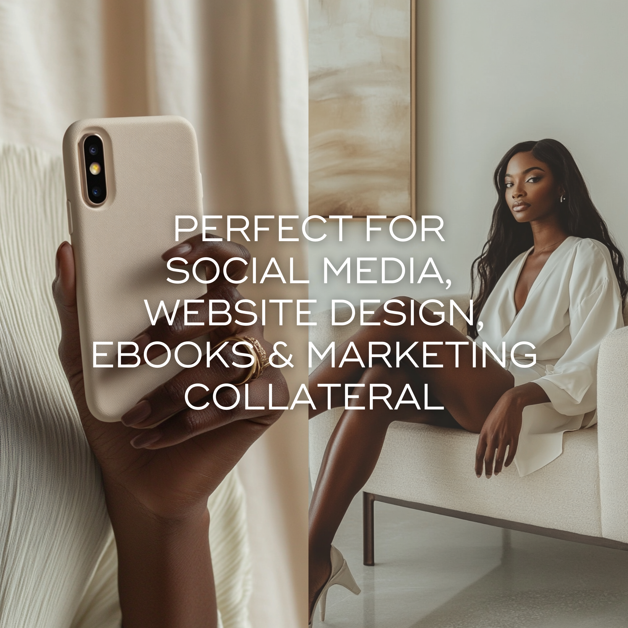 95 Melanin Faceless Stock Photos - Elevate Her Agency