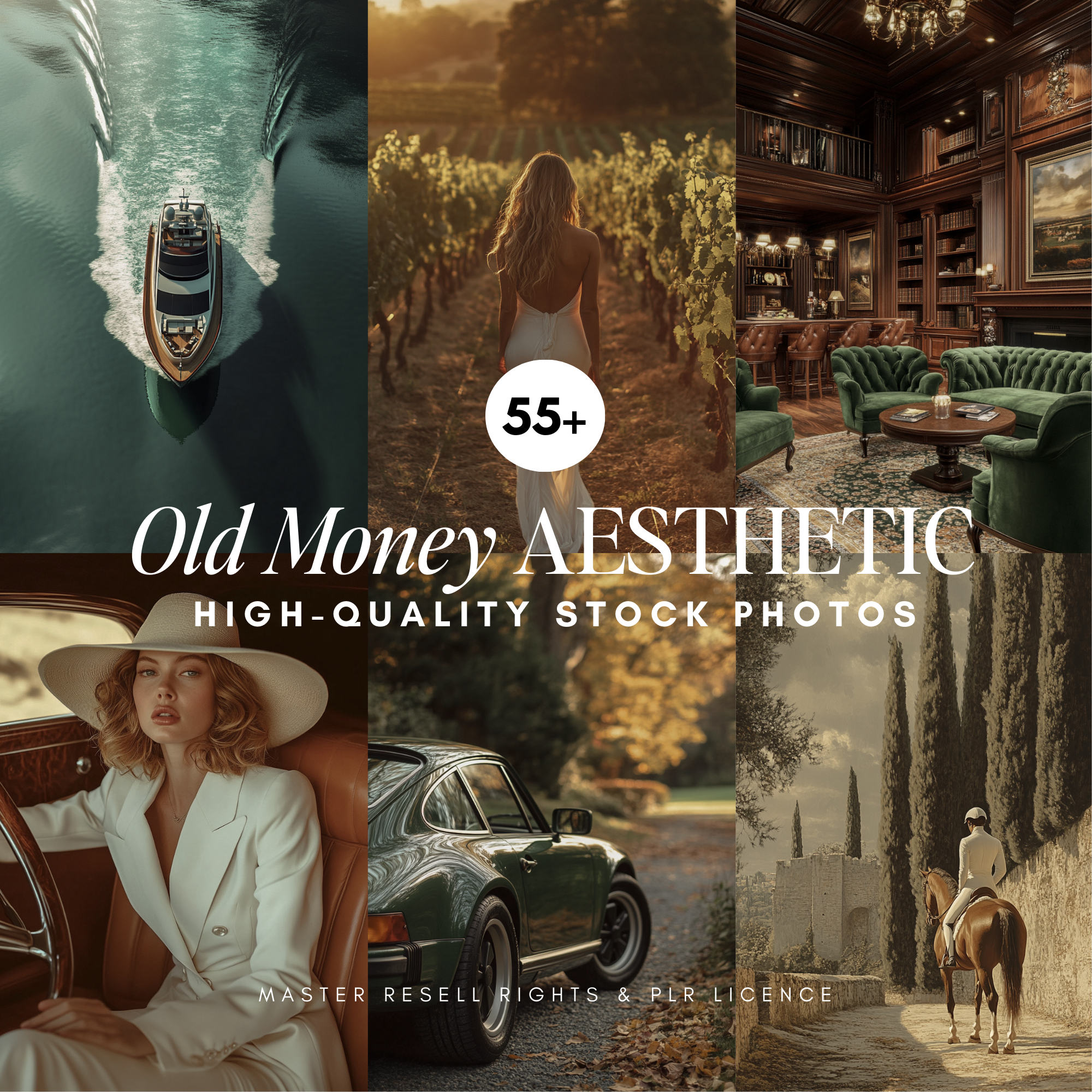 45 Old Money Aesthetic Stock Photos - Elevate Her Studio