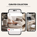 Showcasing high-quality neutral home office stock images designed for branding, marketing, and digital content. Includes MRR and PLR licenses.