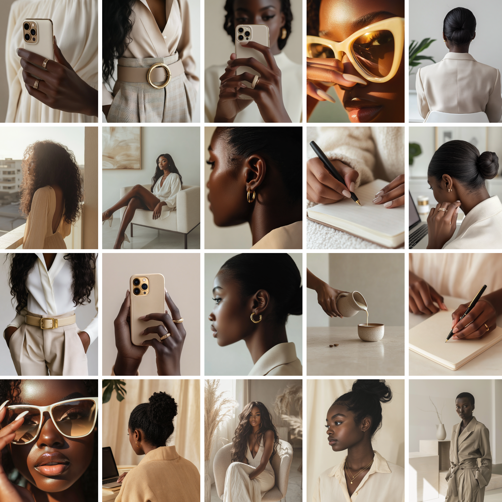 95 Melanin Faceless Stock Photos - Elevate Her Agency