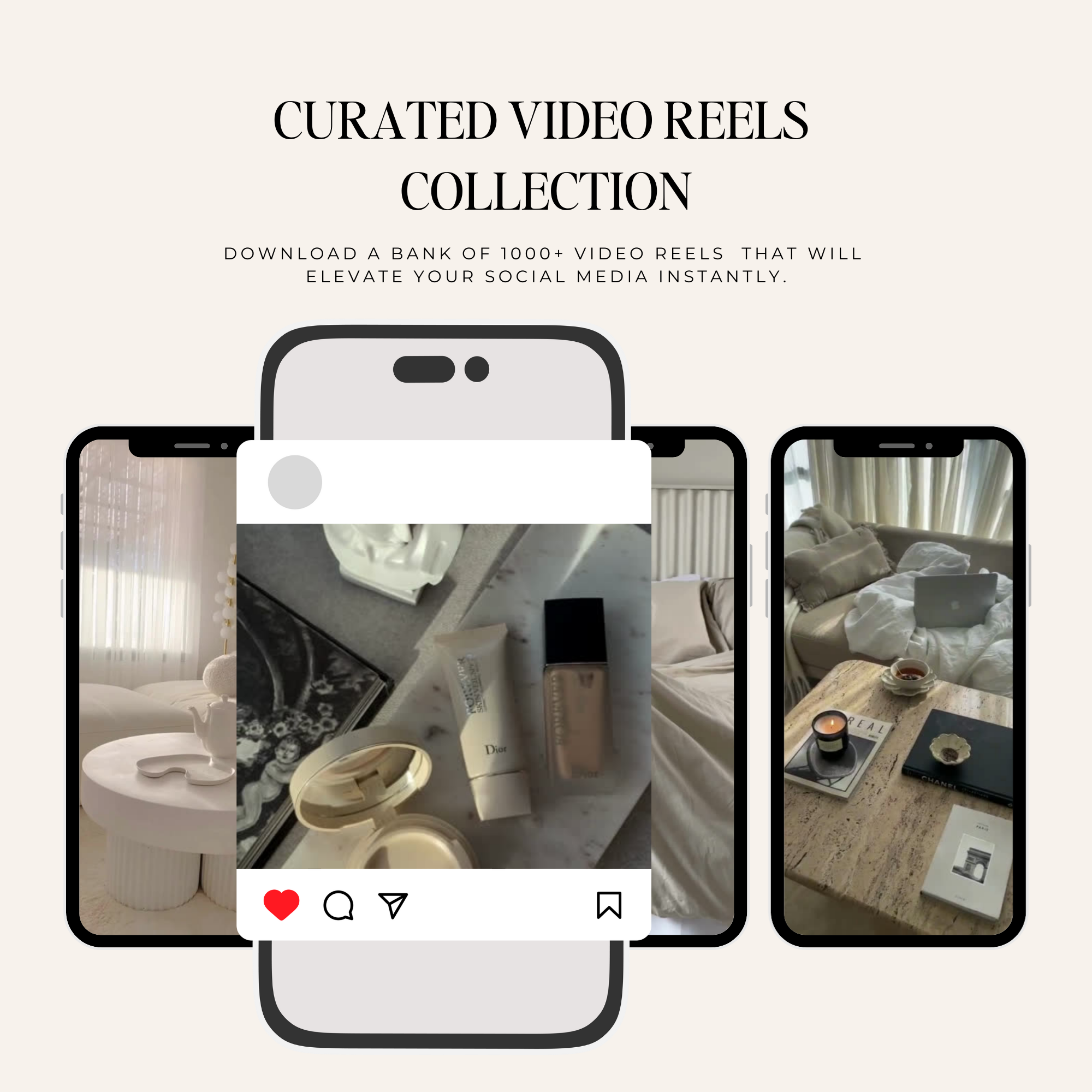 Aesthetic Stock Photo & Video Bundle - Digital Product Elevate Her Studio