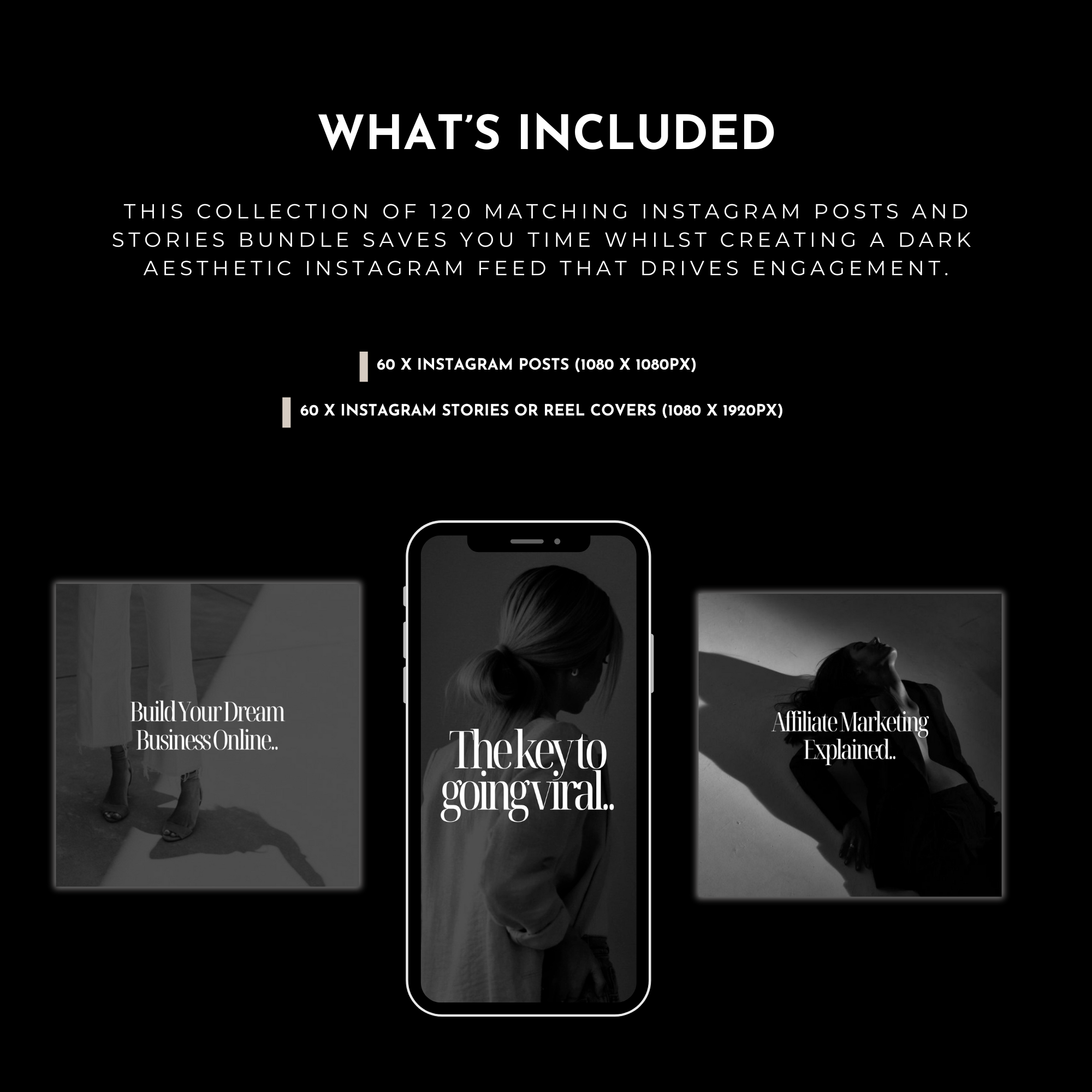 120 Digital Marketing Instagram Templates - Elevate Her Agency