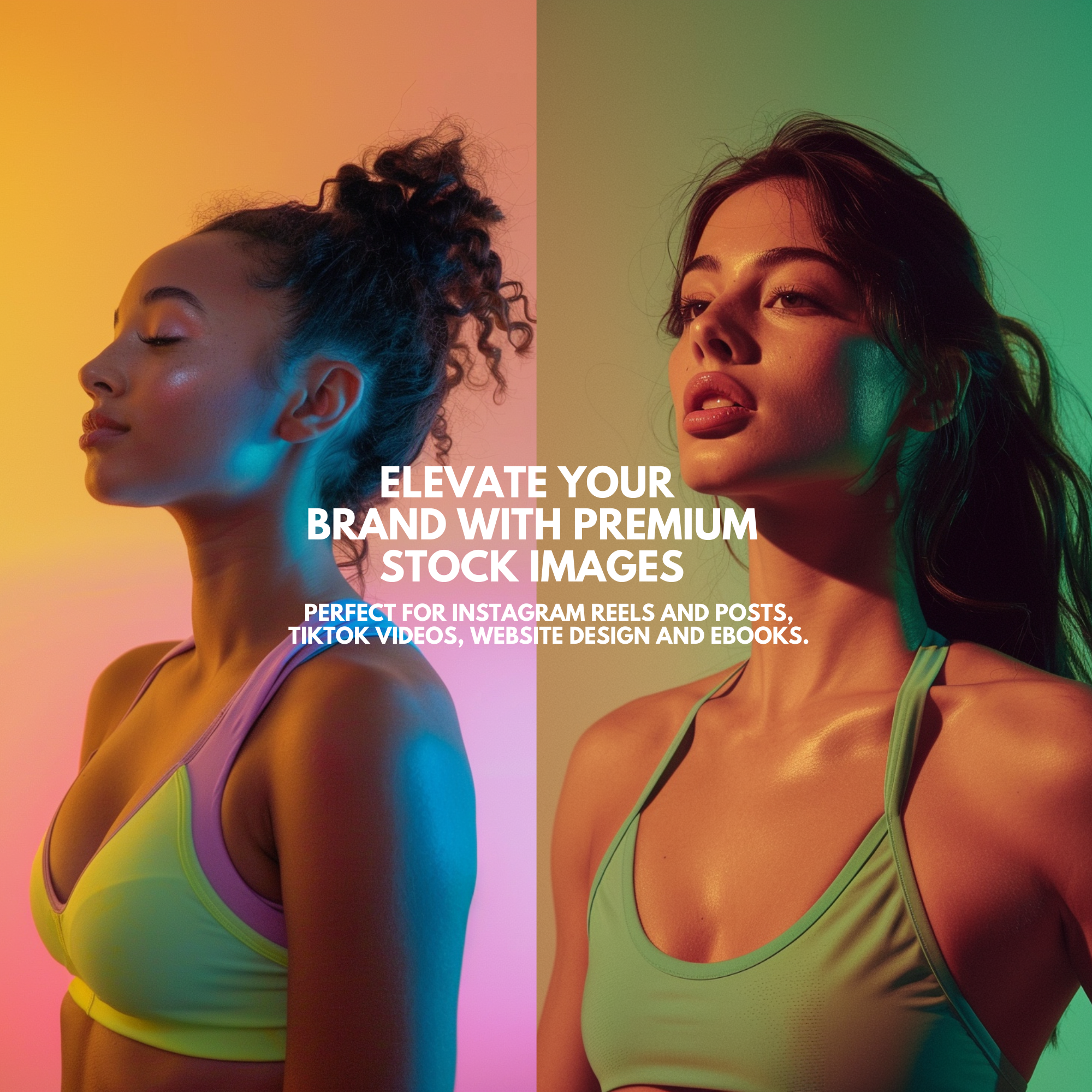Premium pastel fitness stock images designed for Instagram, TikTok, website design, and ebooks. Enhance your brand with high-quality visuals.