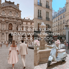 60 French Parisian Stock Photos - Elevate Her Agency