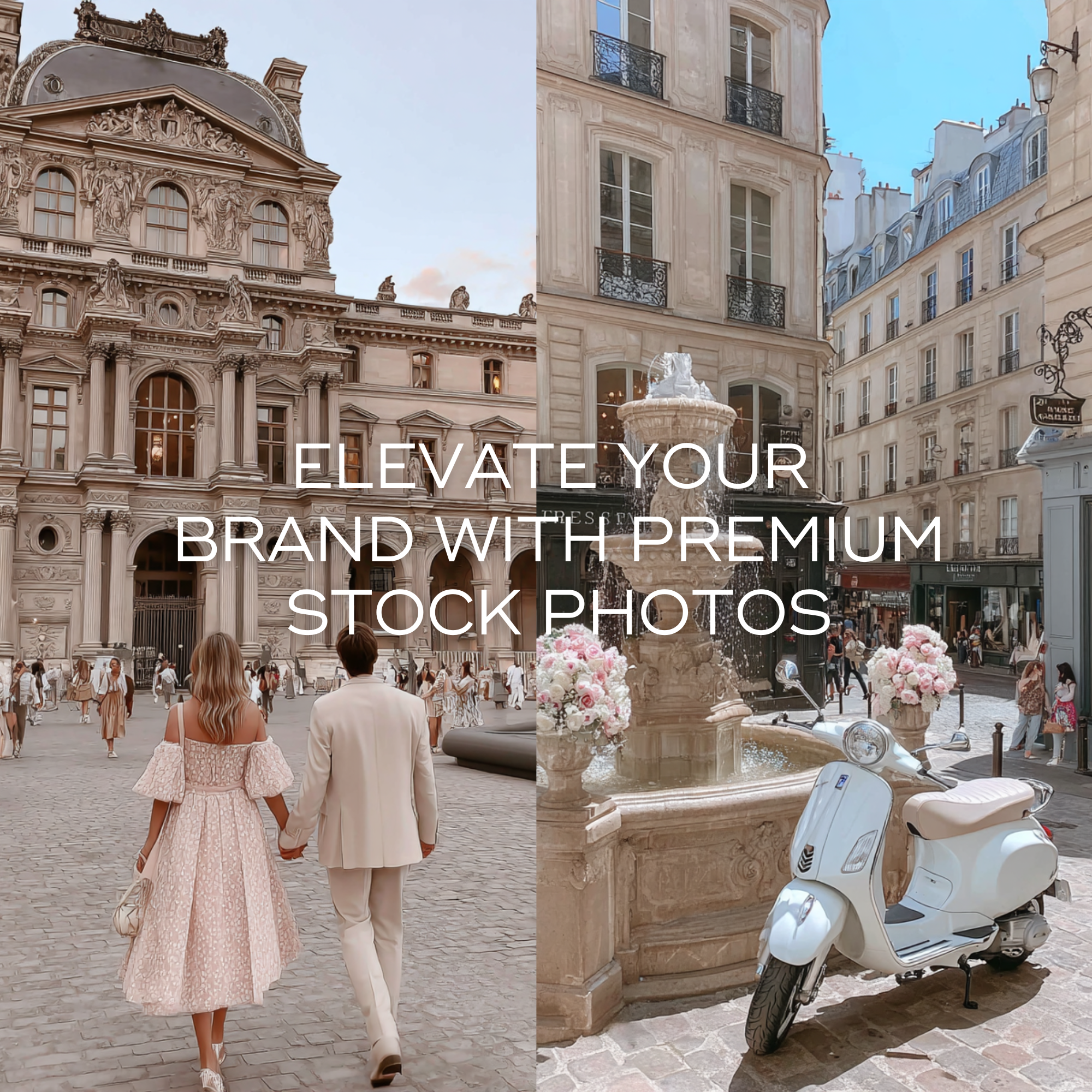 60 French Parisian Stock Photos - Elevate Her Agency