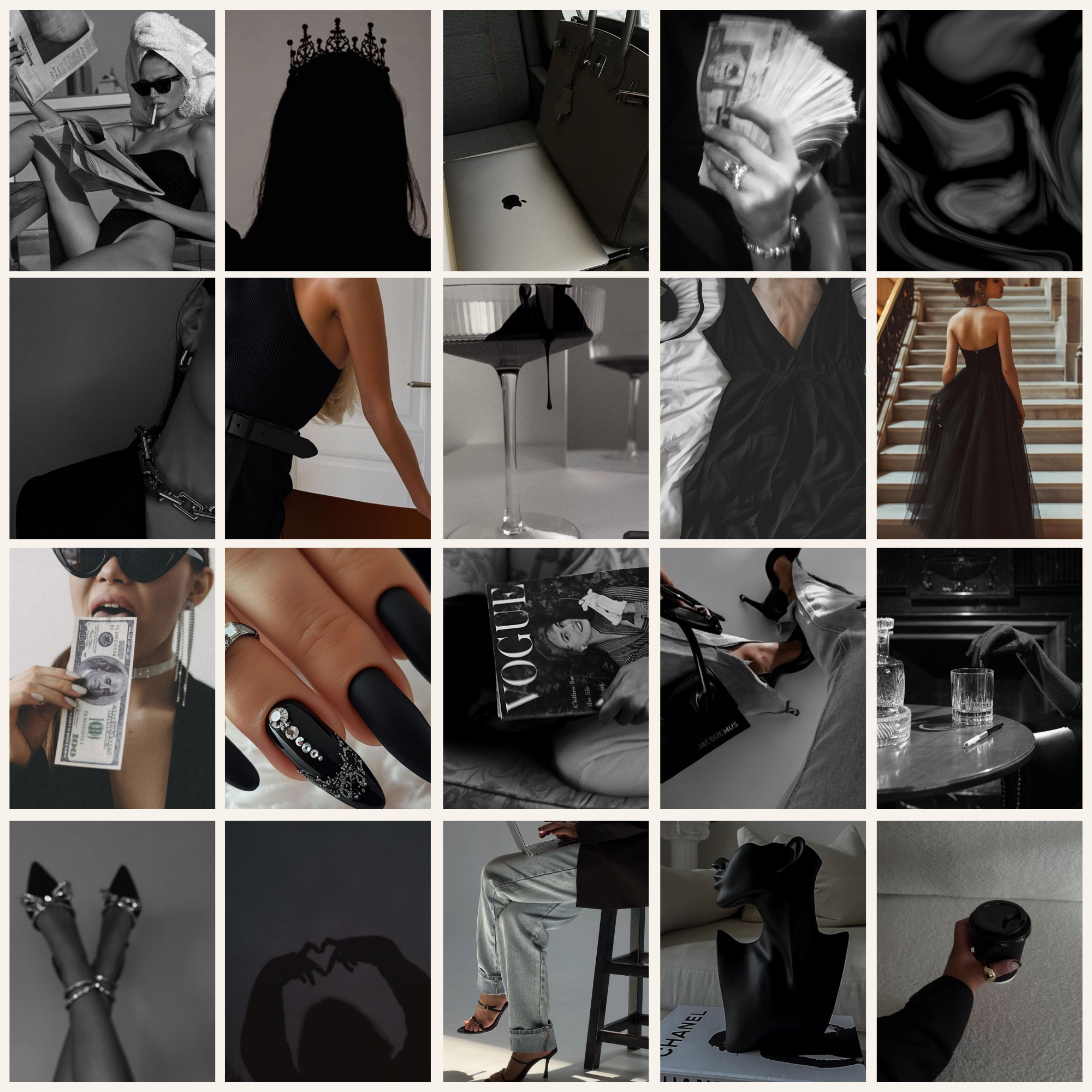 Curated collection of dark aesthetic stock images showcasing luxury, fashion, and minimalism. Ideal for social media and branding.
