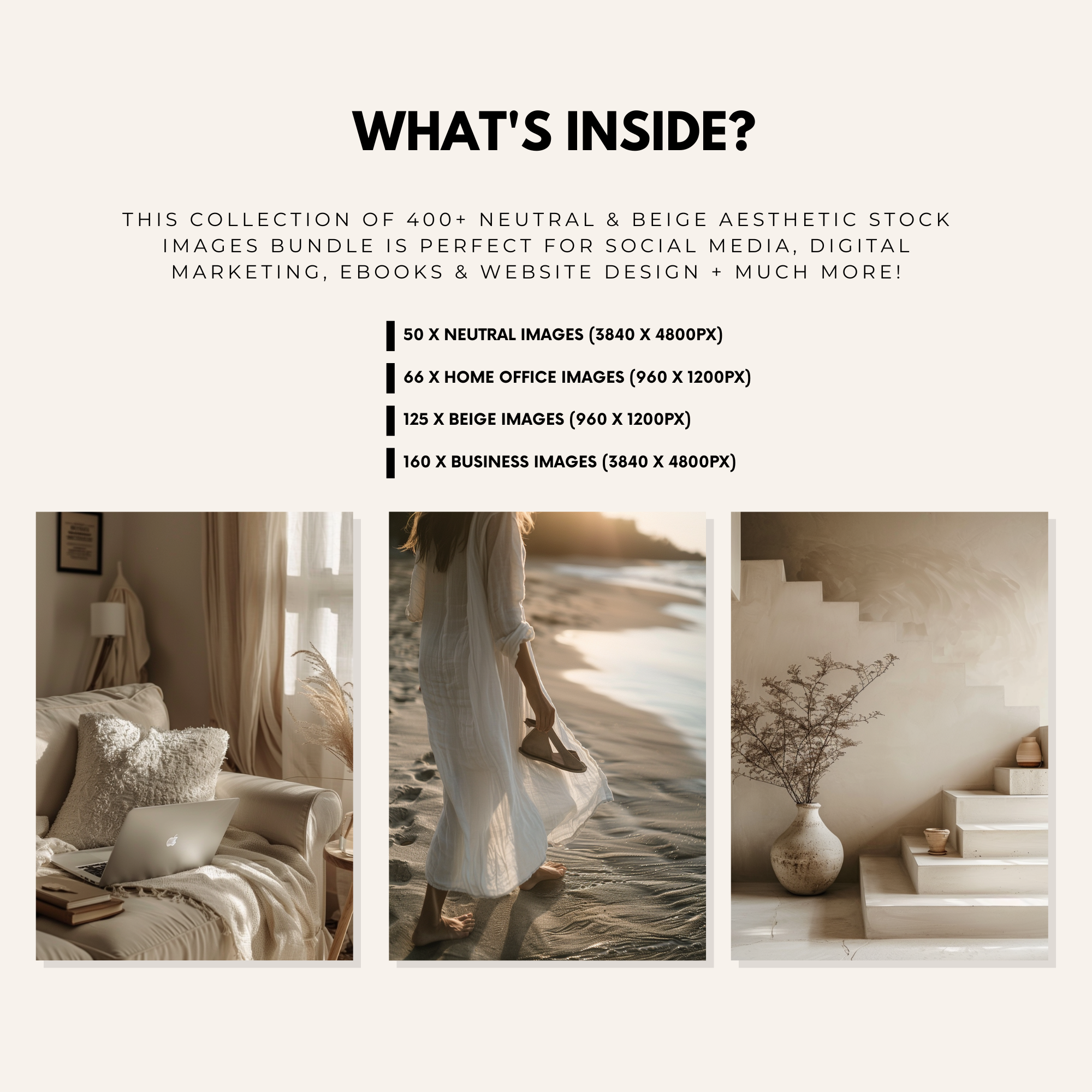 Neutral beige cozy setup with a knit blanket, candles, and soft lighting.