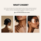 Skin perfection stock images designed for beauty and skincare marketing materials.