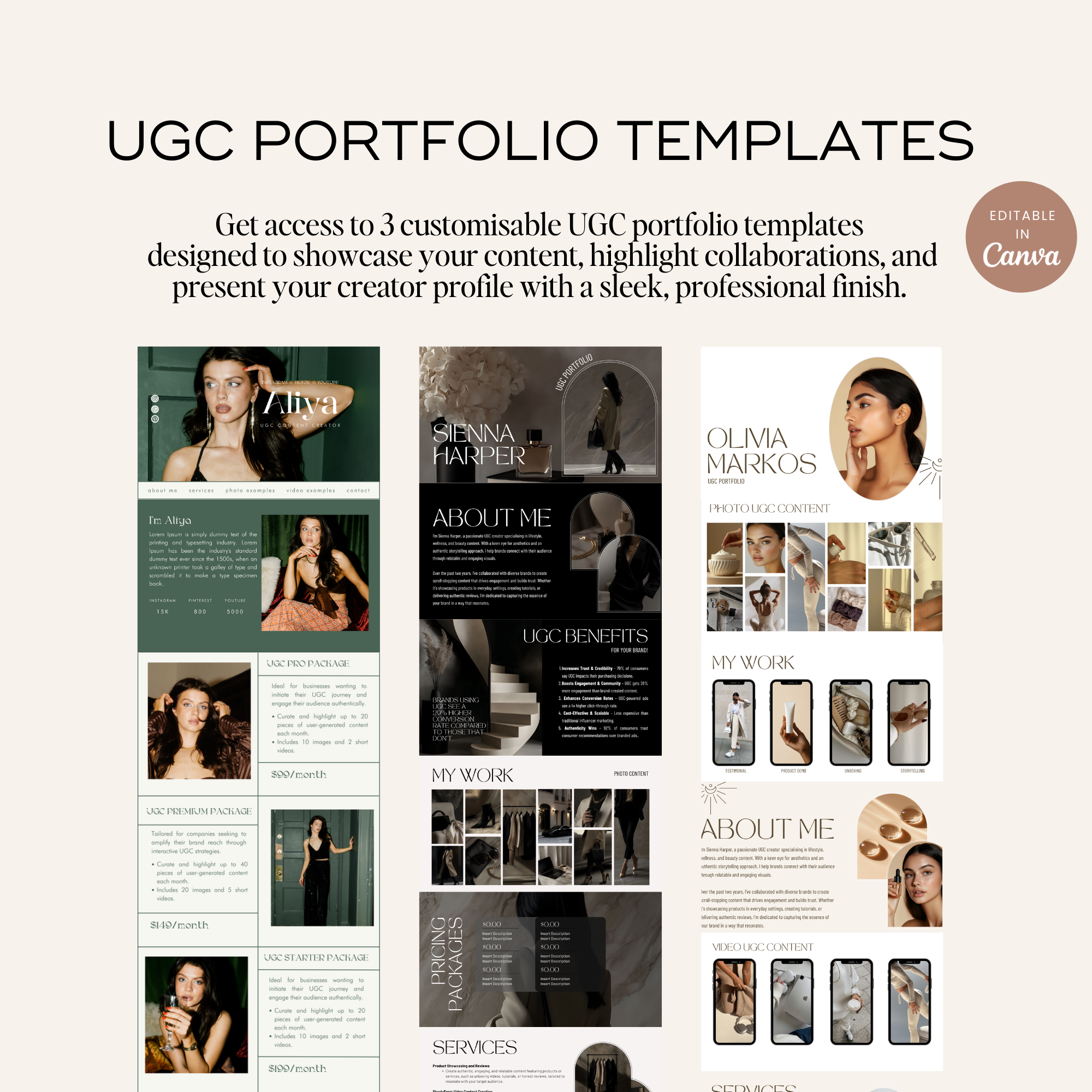 UGC Starter Kit - Digital Product Elevate Her Studio