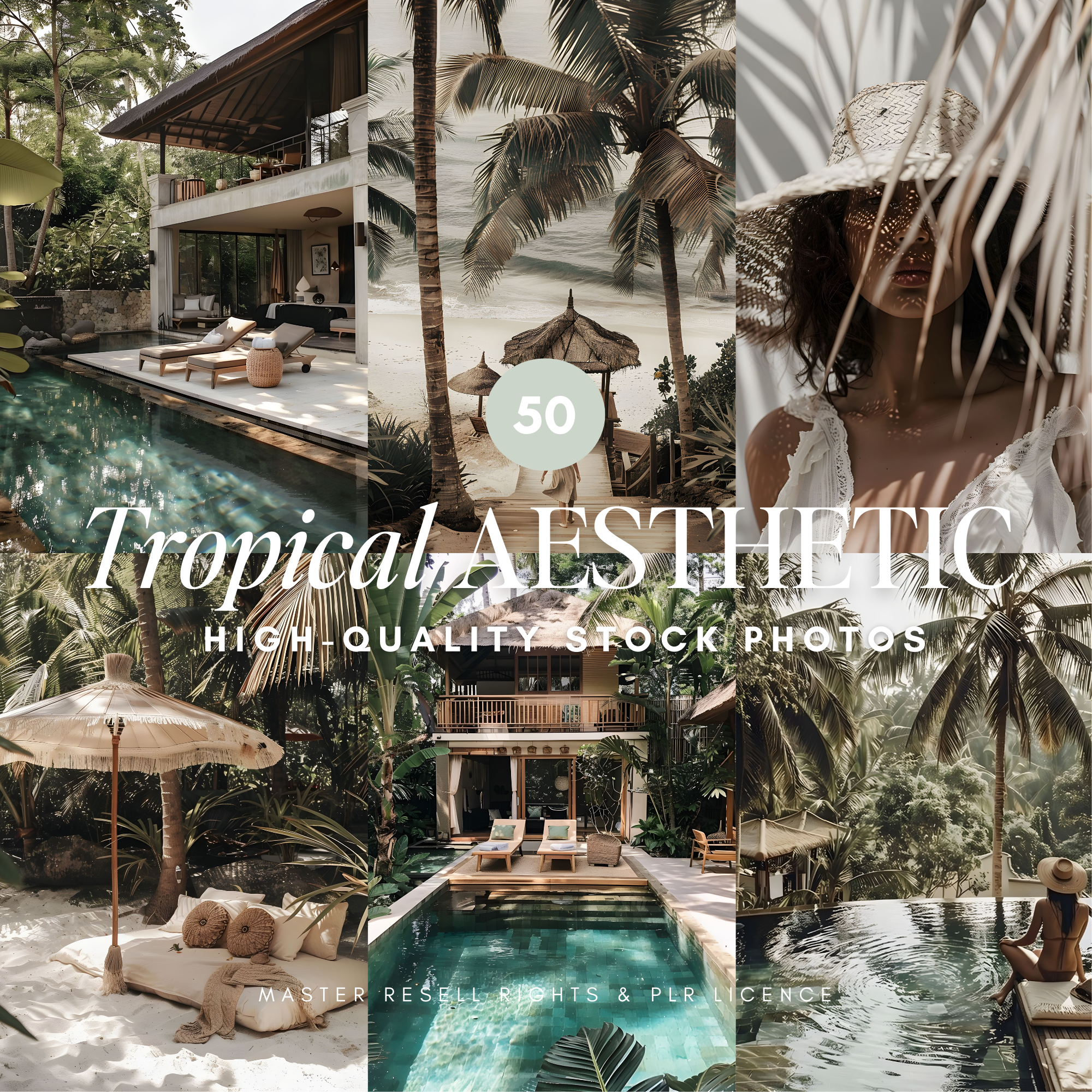 50 Bali Beach Stock Photos - Elevate Her Studio