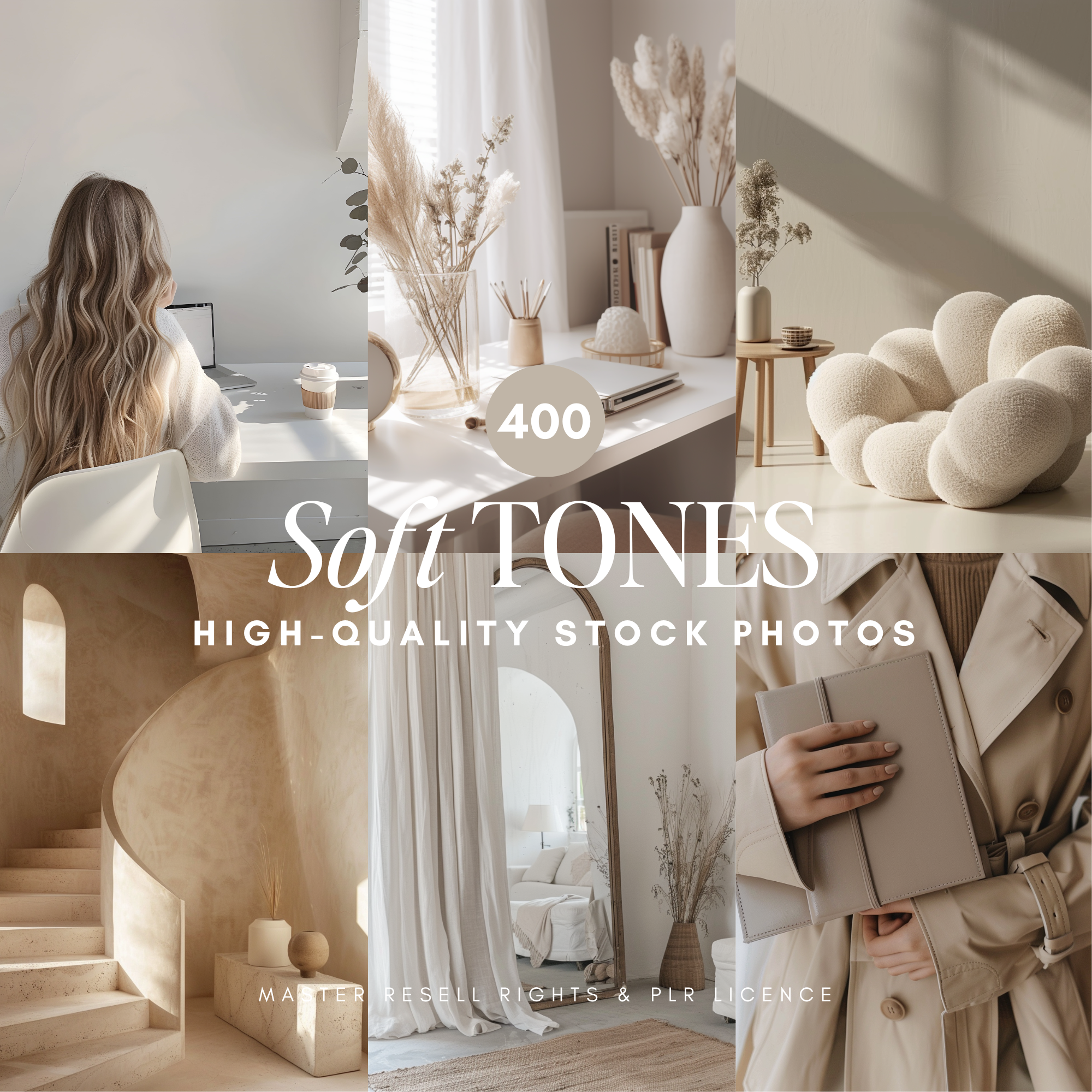 400 Beige Aesthetic Stock Photos - Elevate Her Studio