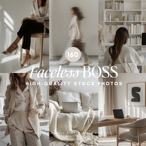 160 Business Aesthetic Stock Photos - Elevate Her Studio