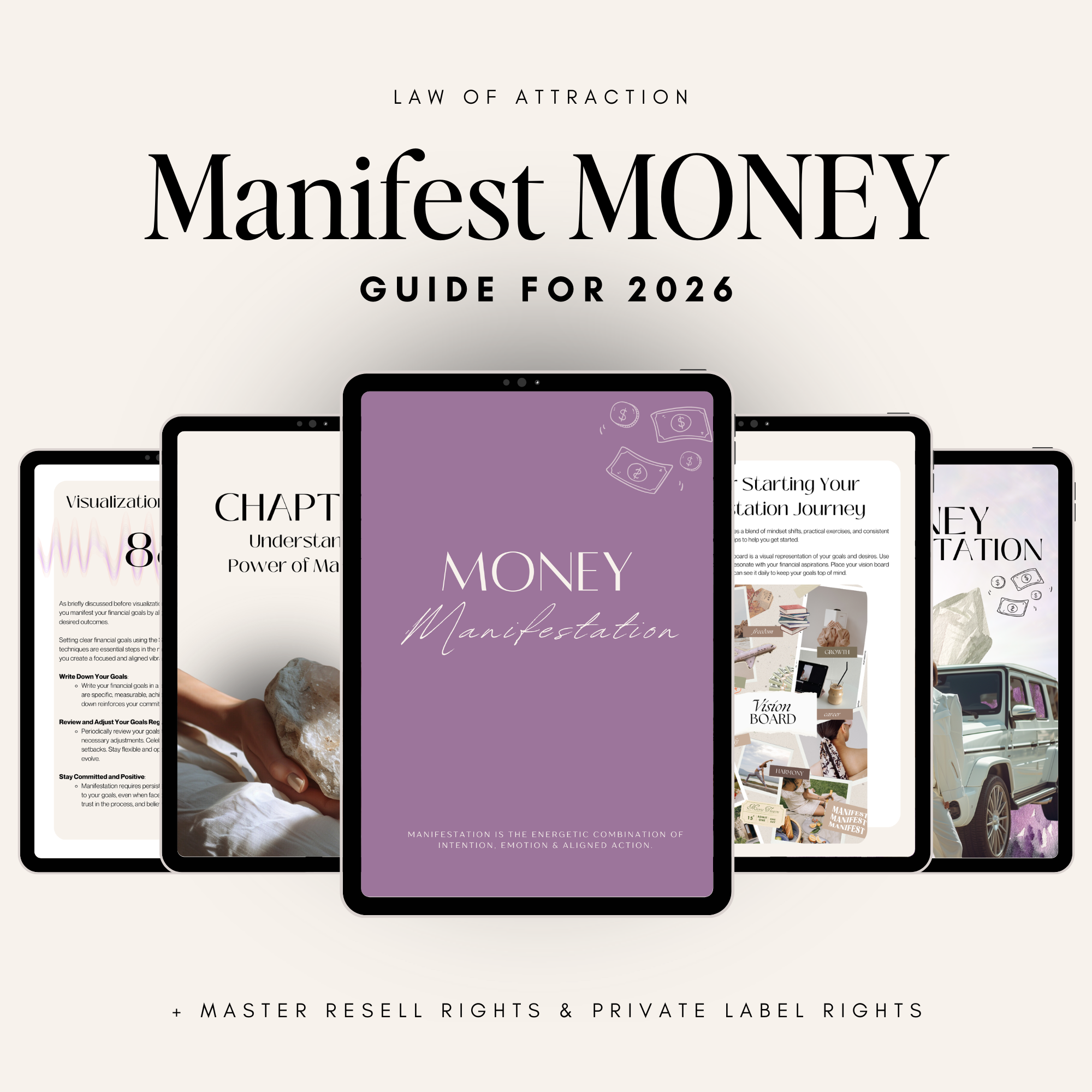Manifesting Money Guide - Elevate Her Studio