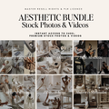 Aesthetic Stock Photo & Video Bundle - Digital Product Elevate Her Studio
