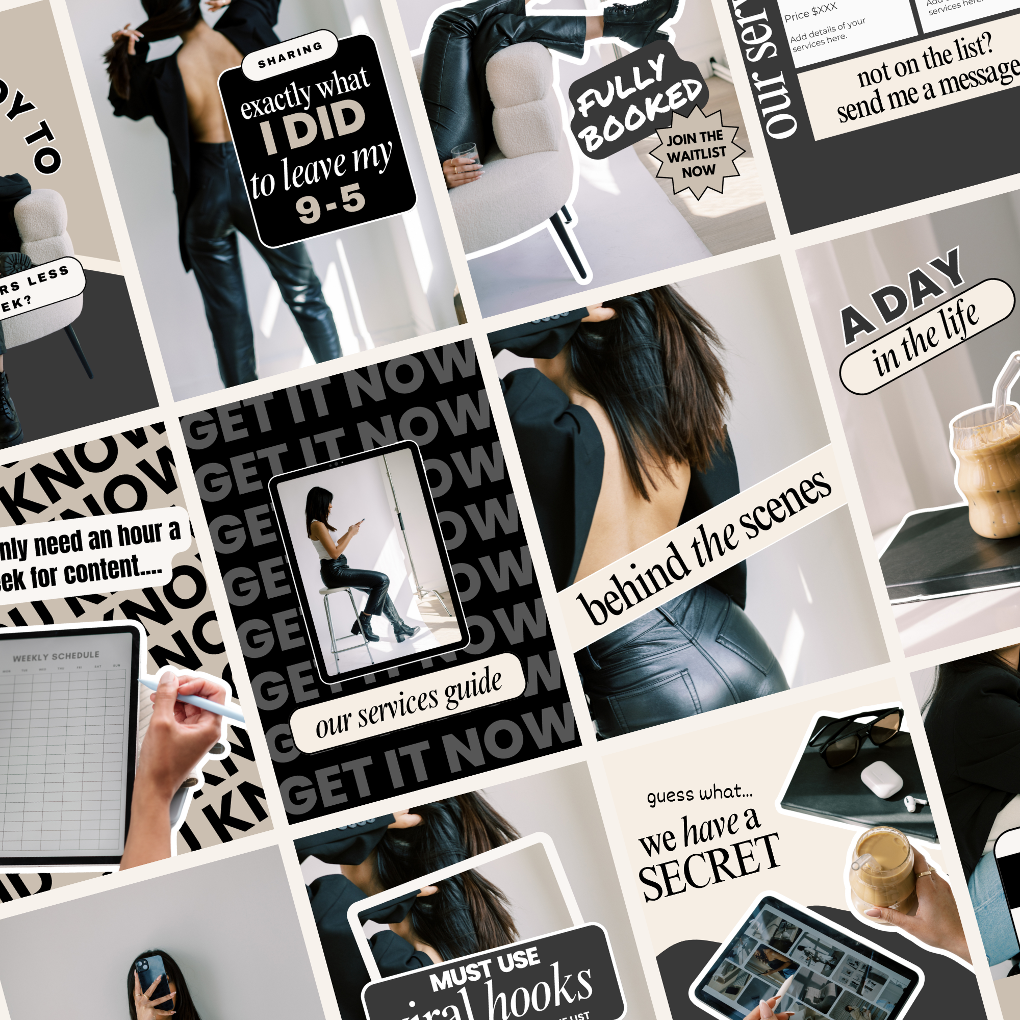 100 Social Media Manager Template Bundle - Elevate Her Studio