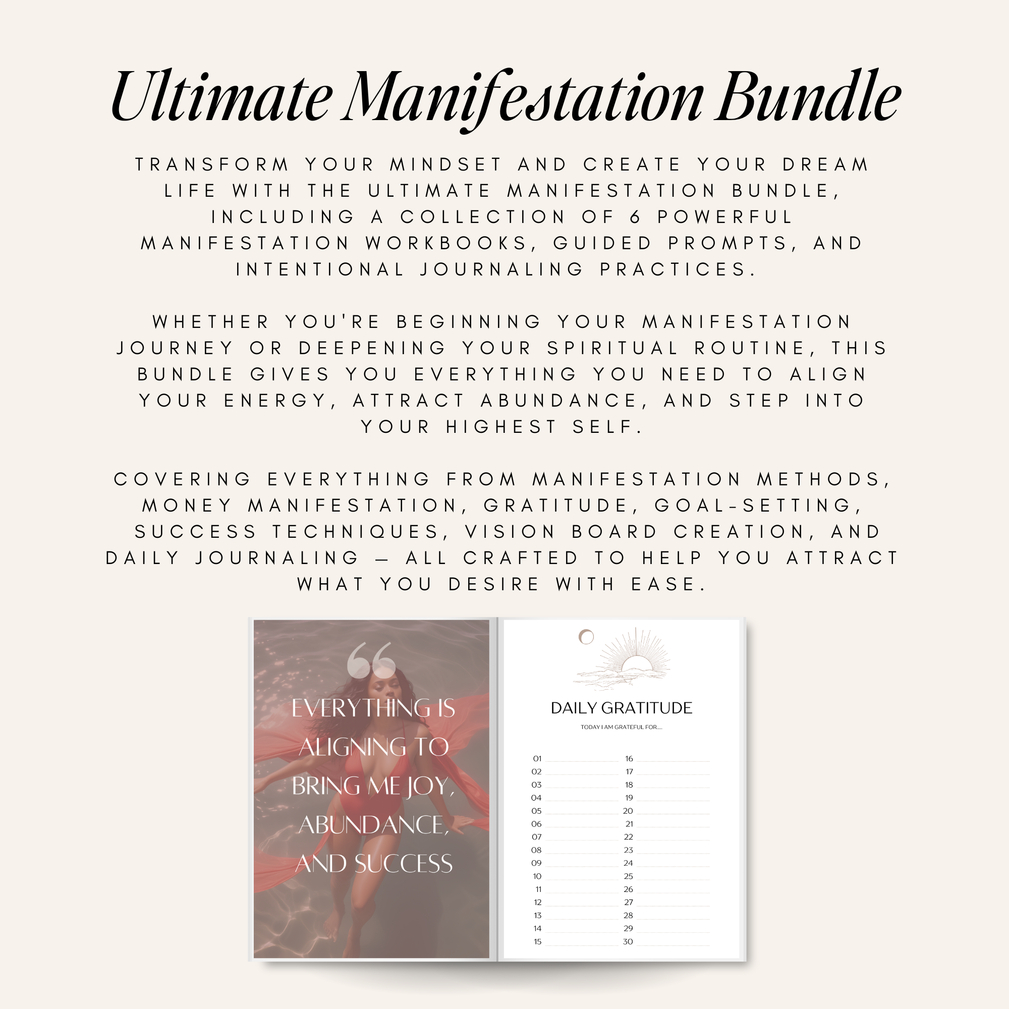 Manifestation Bundle - Elevate Her Studio