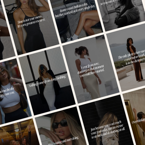 100 Theme Page Quote Instagram Templates - Elevate Her Studio