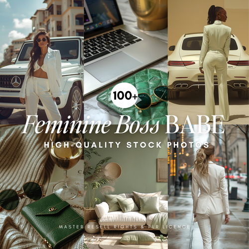 100 Luxury Boss Babe Stock Photos - Elevate Her Studio